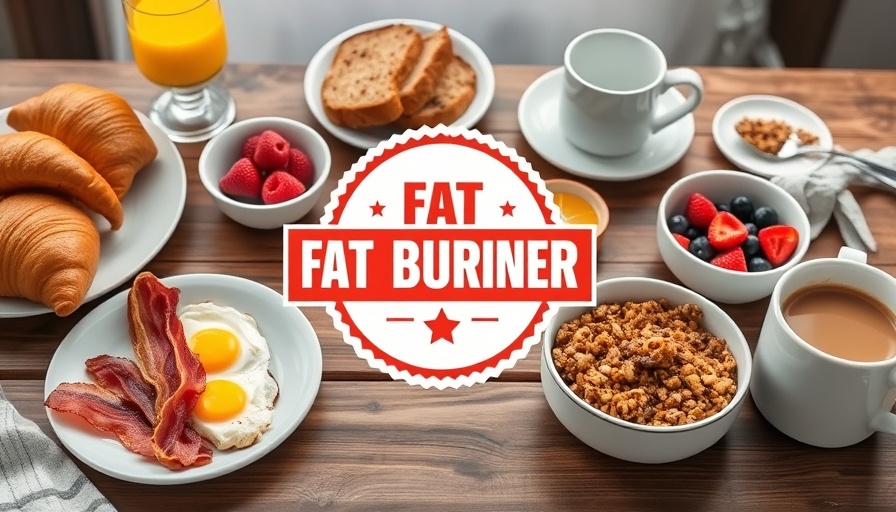 Breakfast Foods That Burn Visceral Fat with eggs, bacon, and granola.