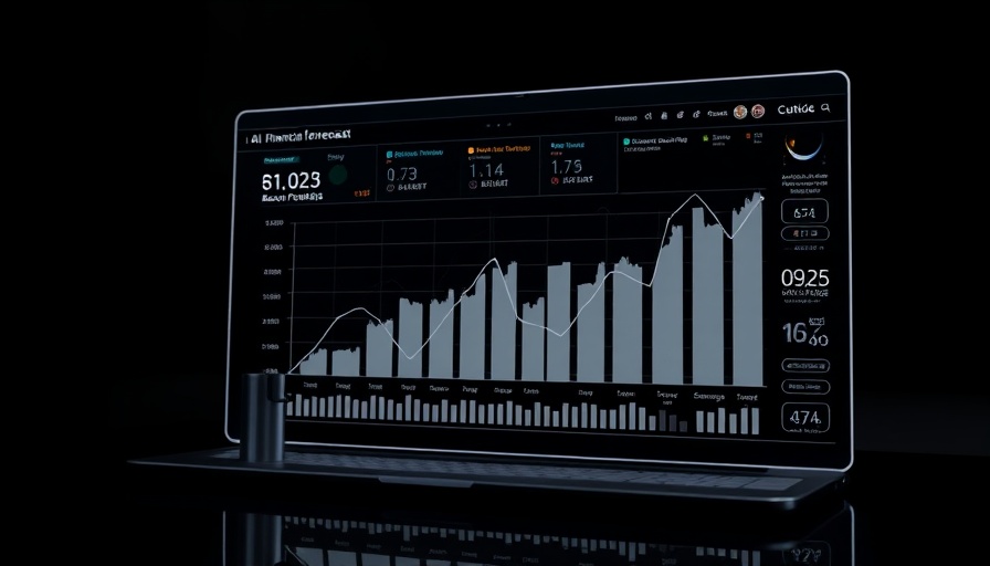 AI-powered financial software interface for beauty brands
