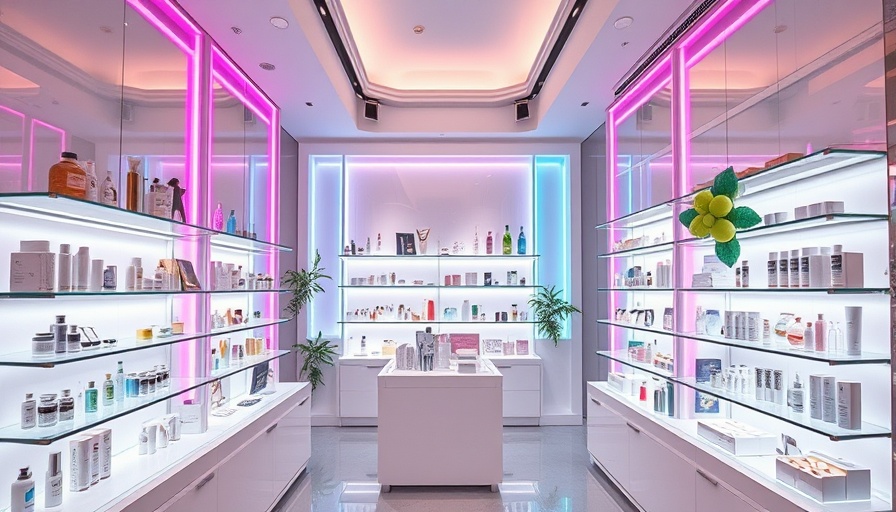 Vibrant K-Beauty shop display at TikTok Shop showcasing Mixsoon