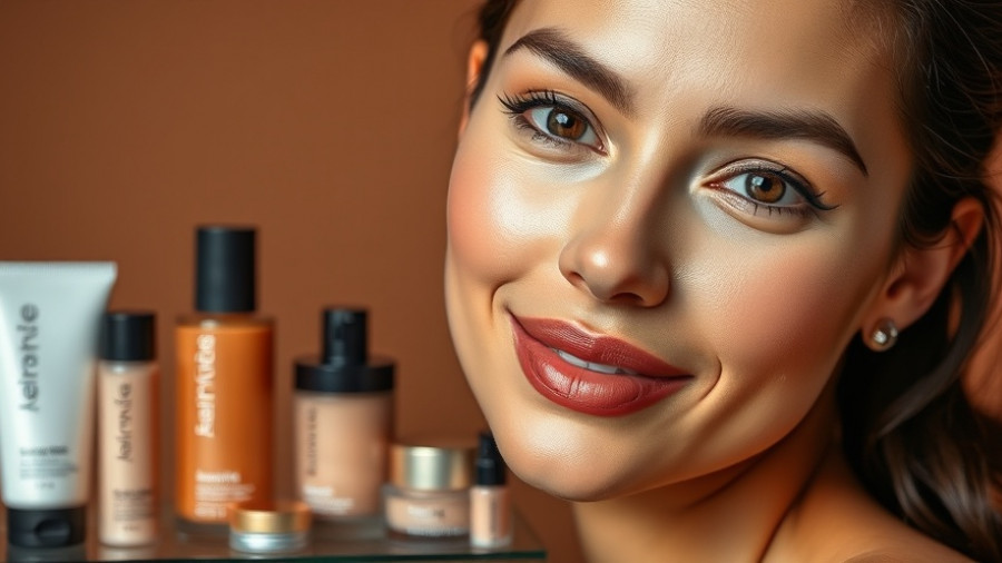 Fenty Beauty products and confident model celebrating sale.