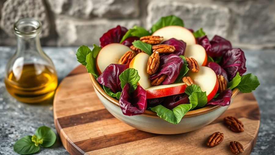 Creative ways to eat an apple a day with a vibrant apple salad.