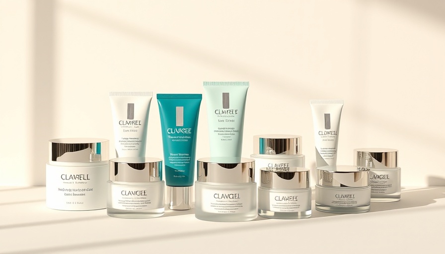 Elegant display of best neck creams for tech neck in soft lighting.