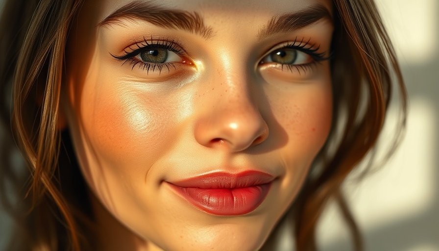 Close-up of radiant skin, highlighting benefits of vitamin C serums.
