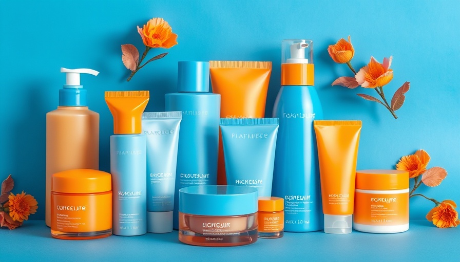 Colorful skincare products for age-appropriate skincare for Gen Z and Gen Alpha.