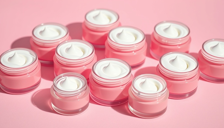 Do Firming Body Products Really Work? Pink cosmetic jars on pastel background.