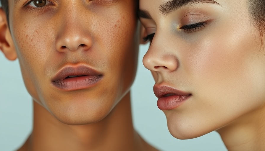Close-up faces showing smooth skin textures highlighting best vitamin C eye creams.