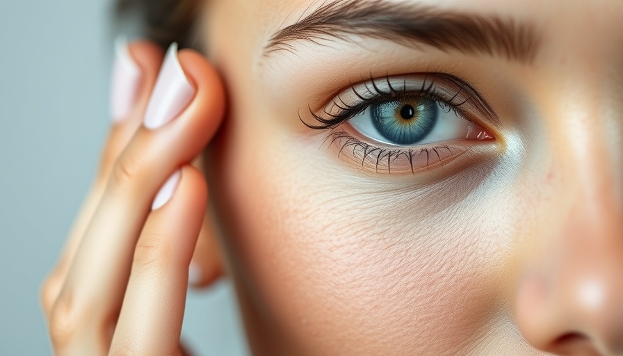 Woman applying best eye cream for sensitive skin, close-up.