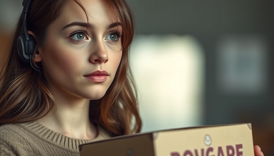 Woman holding Kojic Acid soap, thoughtful expression.