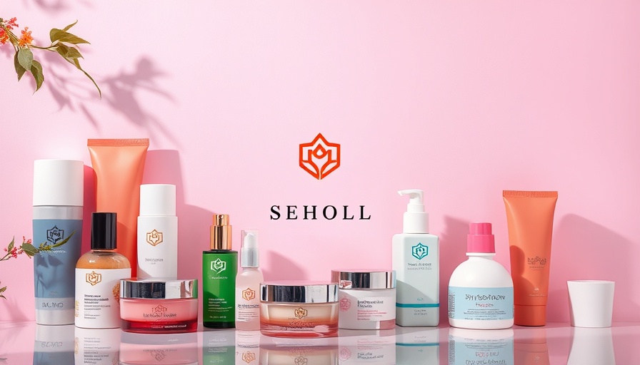 Bridge Mentorship for Beauty Brands logo with skincare products.