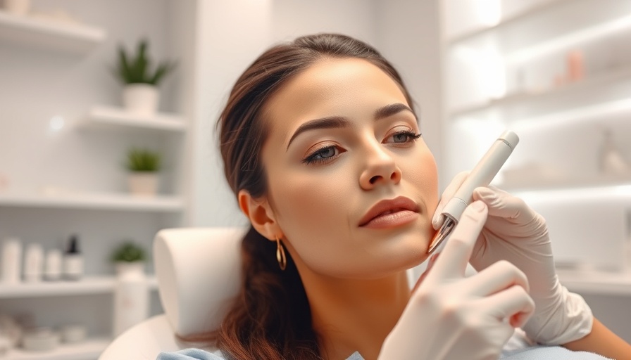 Med-spa professional performing treatment in serene modern room, highlighting industry growth.