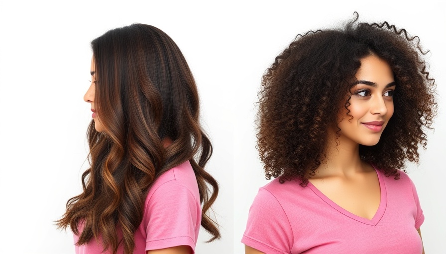 Curly haircut Ouidad before and after transformation.