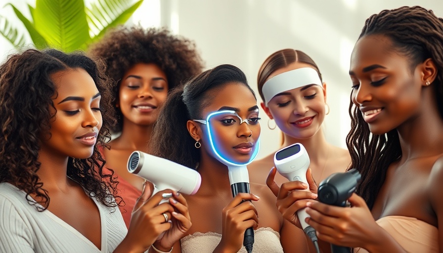 Women using beauty tools from Nordstrom Anniversary Sale.