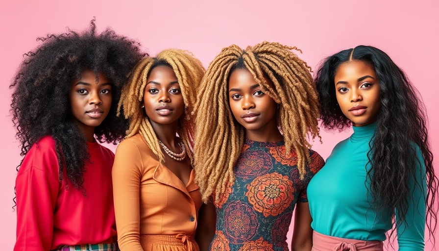 Diverse female models displaying different hair types, understanding hair type variety.