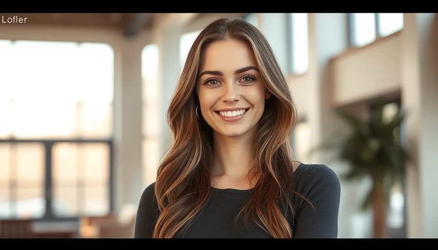 Confident young woman indoors, representing a culturally attuned brand holding company.