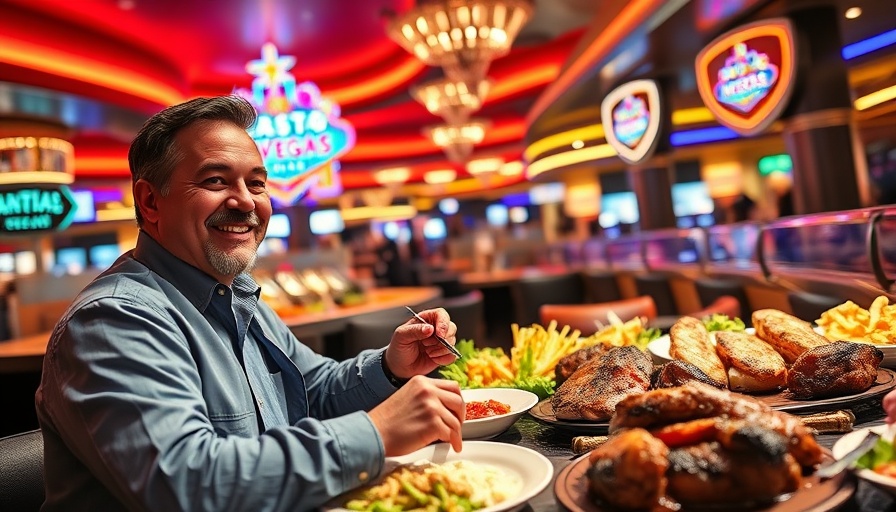 Bacchanal Buffet Las Vegas dining experience with diverse plates.