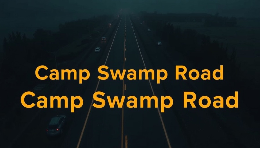 Incident on Camp Swamp Road with dark highway view.