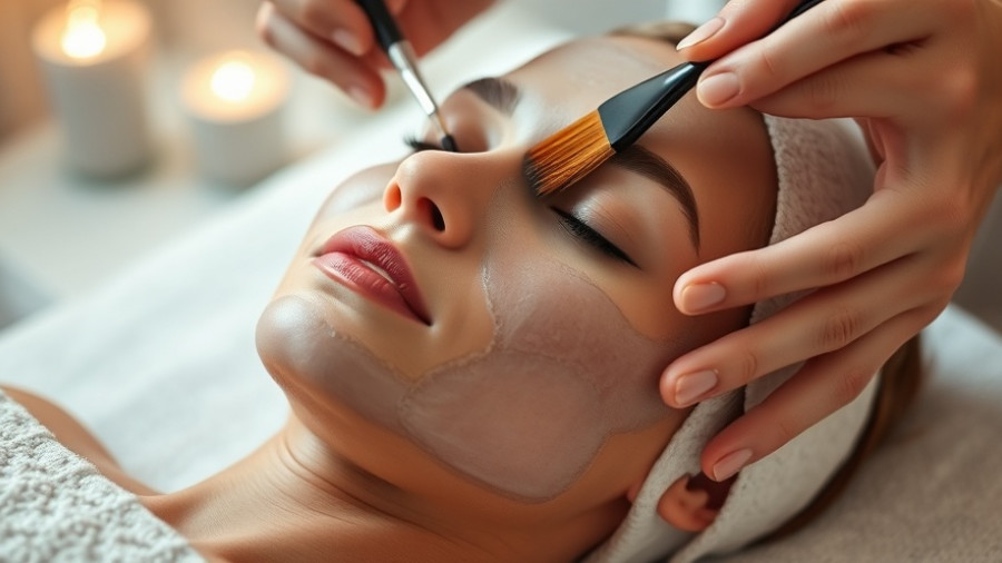 Relaxed woman having a facial treatment in a spa, important for post-Diwali skincare tips.