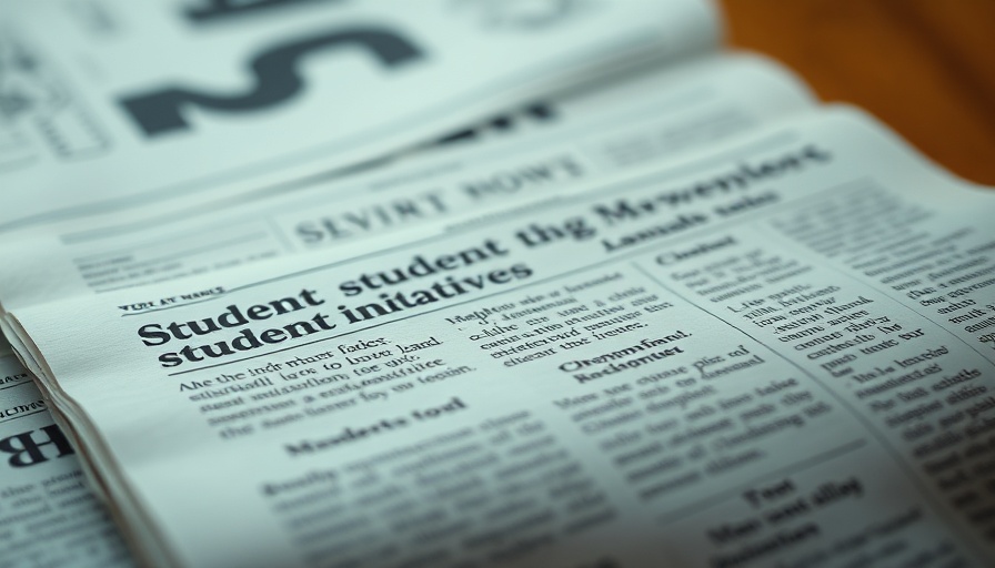 Newspaper featuring Temple University students partnering to help wildfire victims.