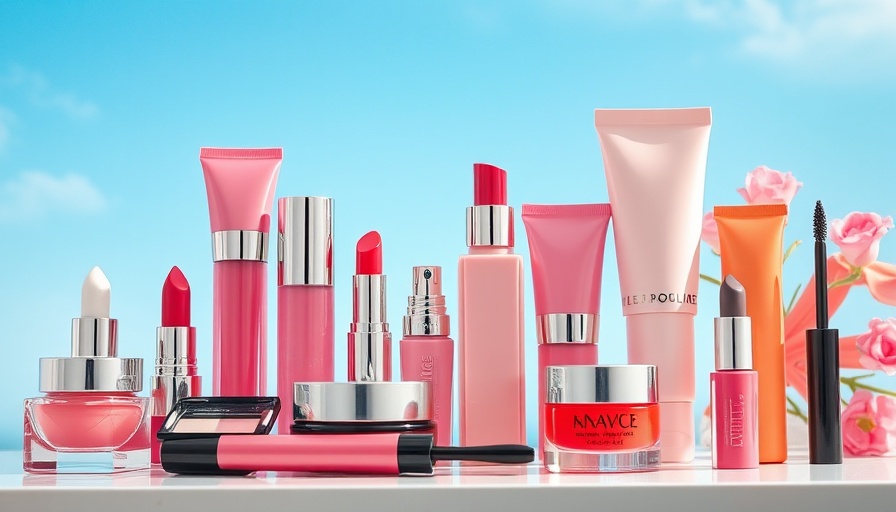 AAPI-Owned beauty brands' vibrant cosmetic products.