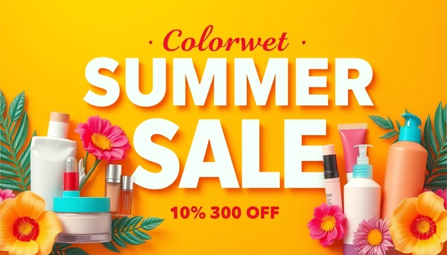 Best night cream discounts in vibrant summer sale banner.