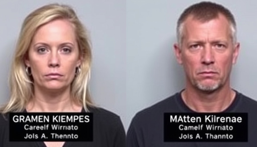 Parents charged in death of 3-month-old, news broadcast mugshots.