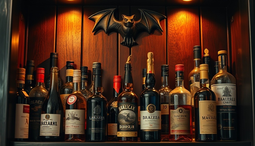 A collection of liquor bottles under ambient lighting in a Philly bar.