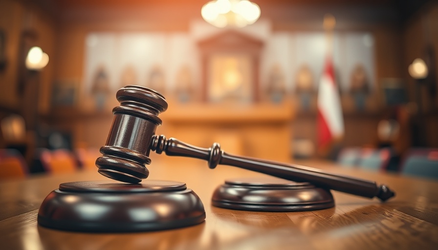 Judge's gavel in a courtroom setting related to Pennsylvania RGGI Supreme Court Membership.