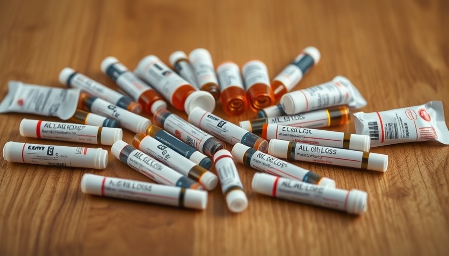 Collection of weight loss pens and vials showcasing drug differences.