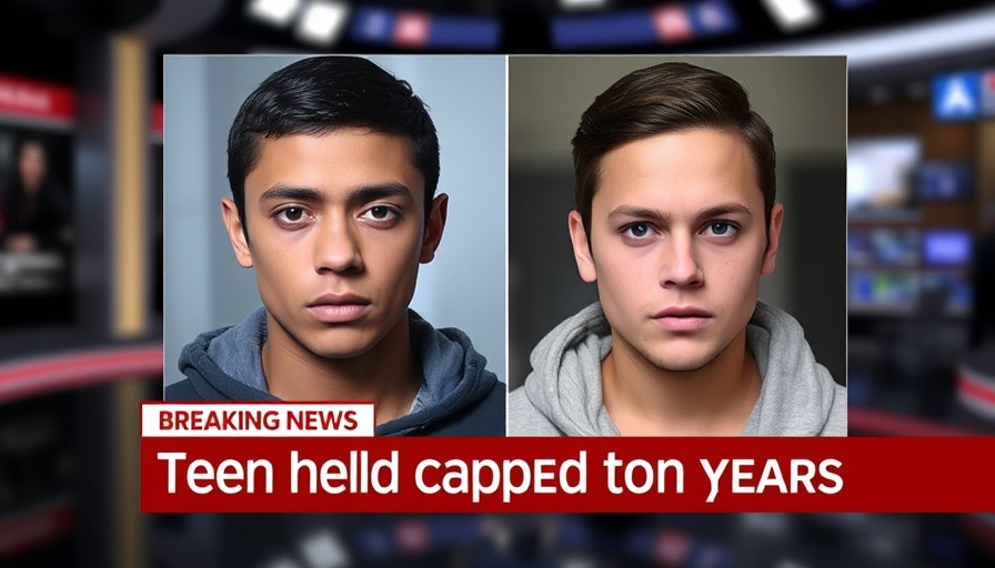 News showing captors, highlighting teen escape case in NJ.