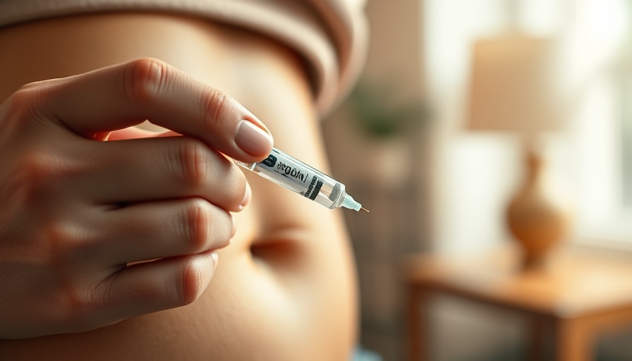 Zepbound vs Wegovy weight loss - person self-injecting medication in abdomen.