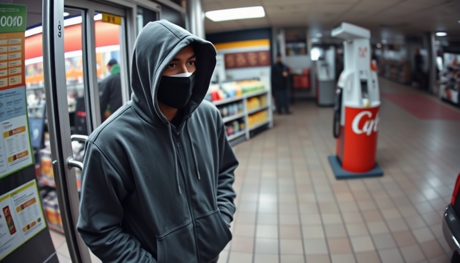 Suspect caught on camera during Pennsylvania gas station robbery.