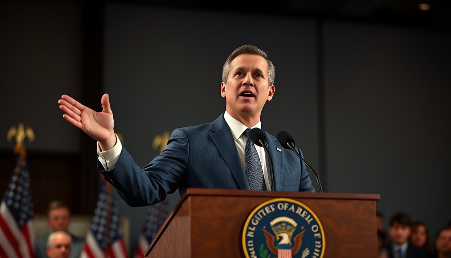 US health system criticism and wellness alternatives speech at podium