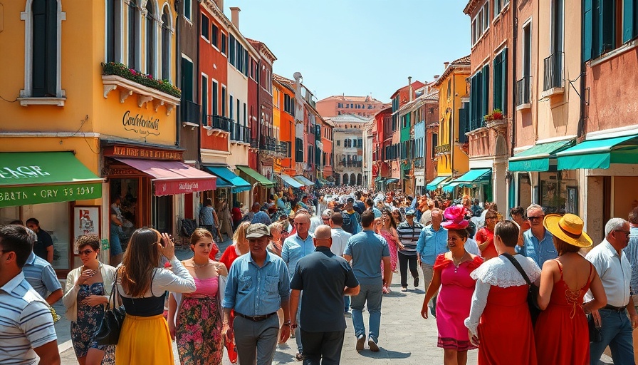 Venetians celebrate Bezos wedding with traditional attire in Venice.