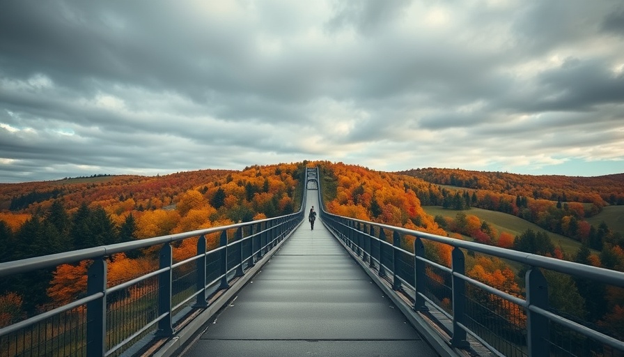 Salisbury Viaduct Pennsylvania in autumn colors.