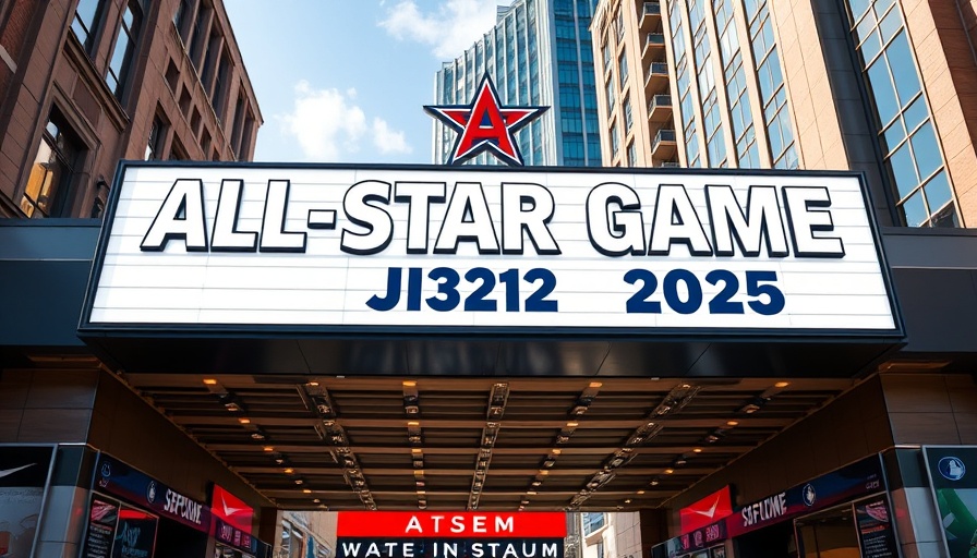 All-Star Game 2025 sign above stadium entrance, 2025 MLB Home Run Derby tickets.