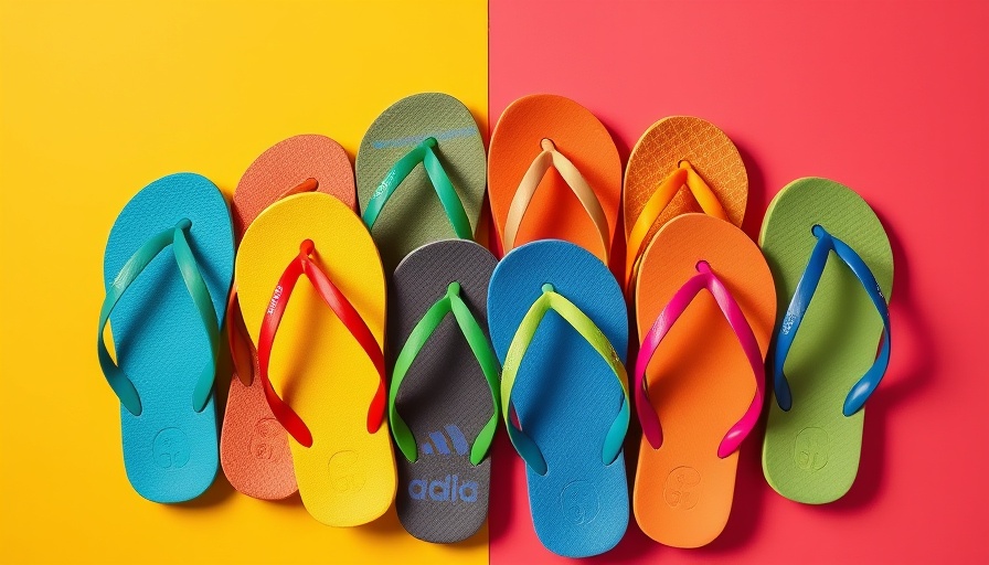 Colorful flip-flops showcased for Best Flip-Flops for Summer 2025.
