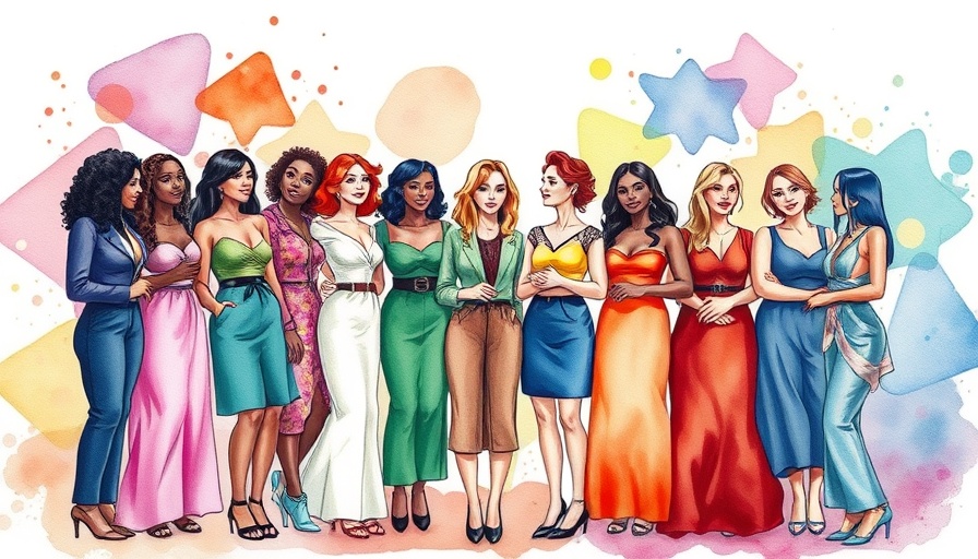 Artistic illustration for 'Women of Influence 2025' event.
