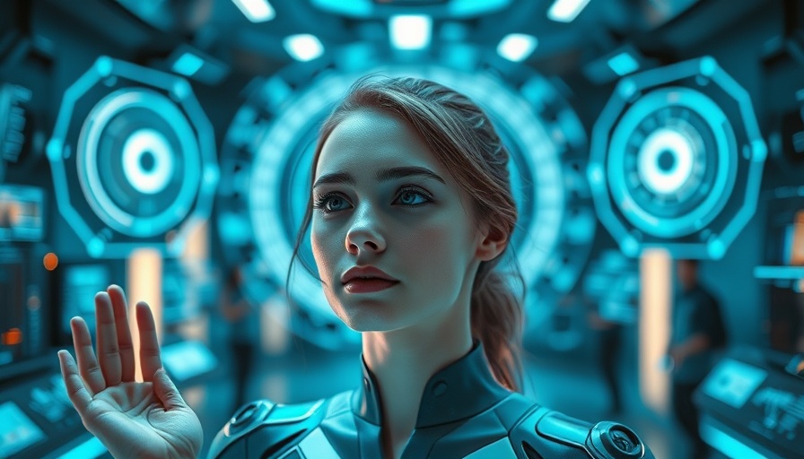 Futuristic wellness tech with a woman in a holographic environment, Longevity Wellness Trends