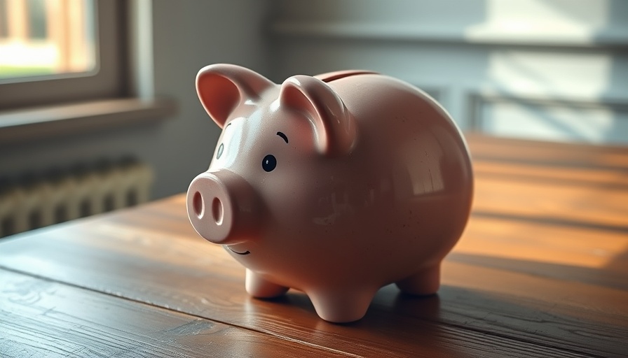 Piggy bank on wooden table symbolizing 401(k) rainy day fund