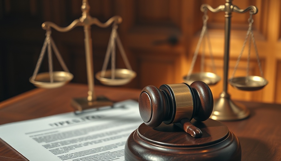 Gavel blocking document, symbolizing Trump policies blocked by judges.