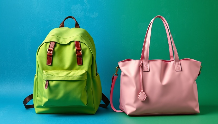 Chic green backpack and stylish pink weekender bag, perfect for travel, Best Weekender Bags 2025.