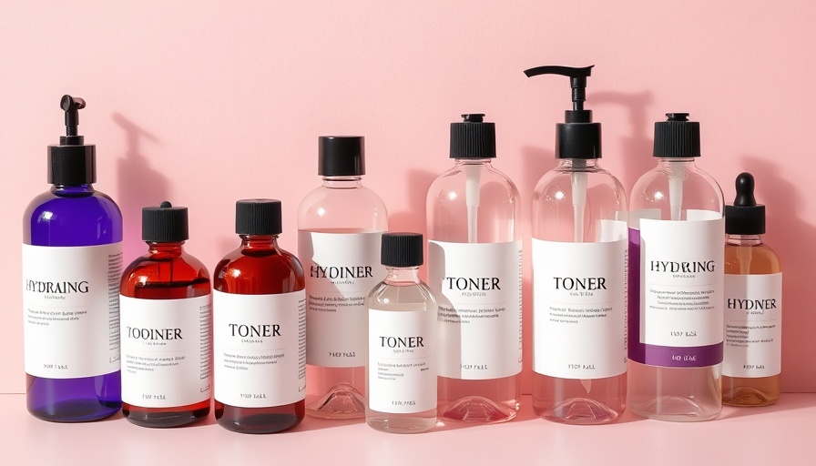 Minimalist hydrating toners on soft pink background, Best Hydrating Toners for Dewy Skin.