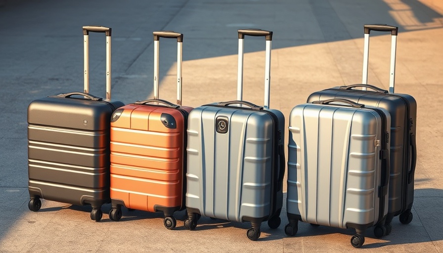 Collection of best carry-on suitcases 2025 with modern designs.