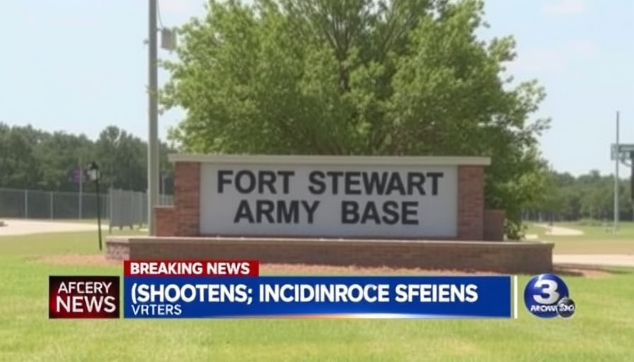 Fort Stewart shooting incident news at army base entrance