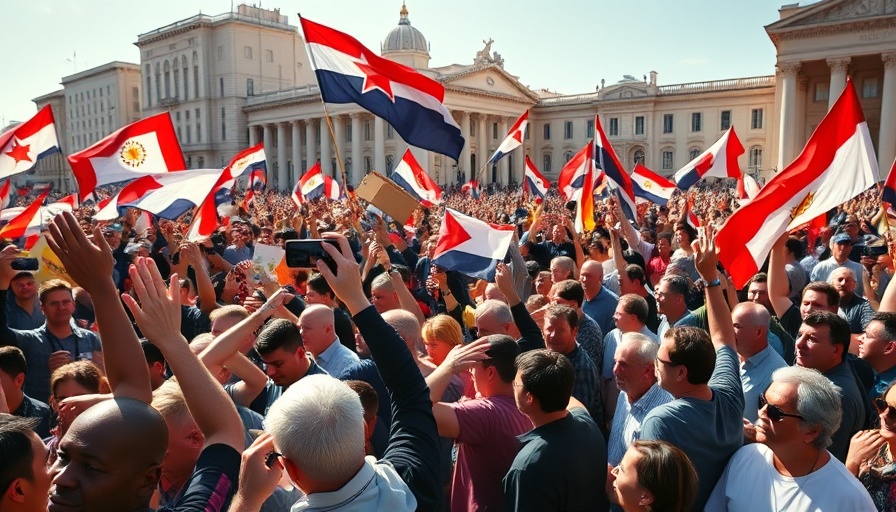 MAGA Movement Succession rally with an enthusiastic crowd.