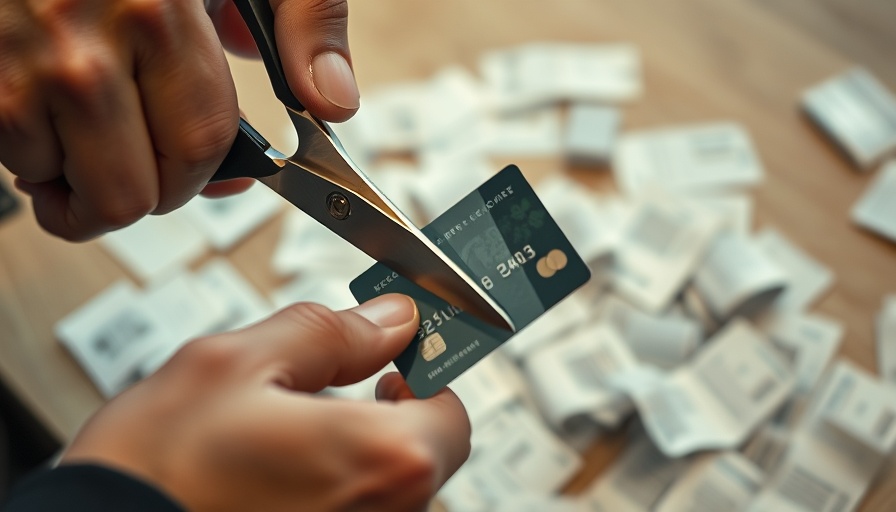 Americans cut back on credit-card use concept image.