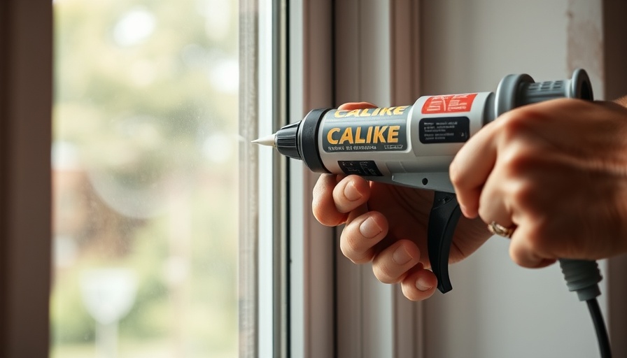 Guide on caulking windows: man applying caulk with precision.