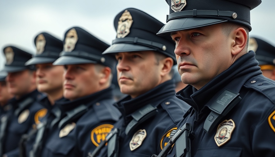 Close-up of Pennsylvania troopers representing police standards.