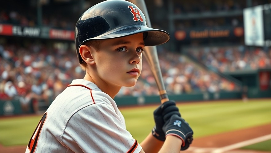 Young baseball player focused at bat, showcasing the Bowling Green Hot Rods spirit.