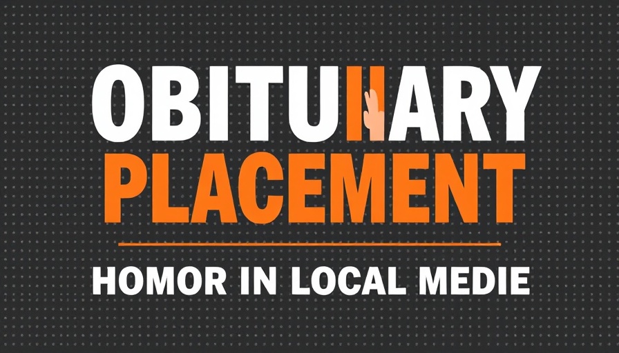 Humorous newspaper ad related to local politics in Asheville.